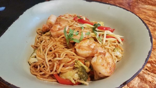 Shrimp and Noodle Bowl