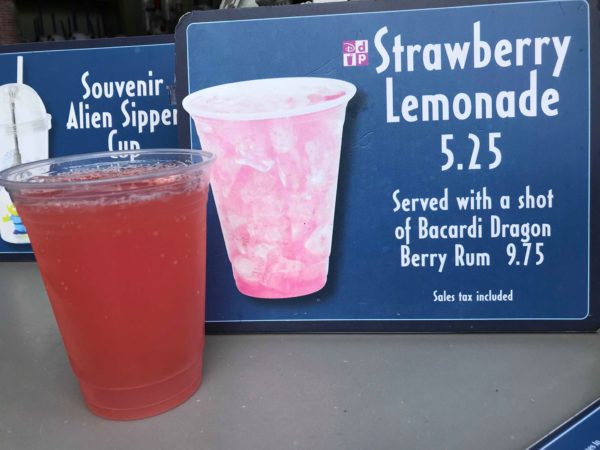 new Strawberry Lemonade at Hollywood Studios