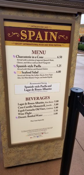 Epcot's 2018 Food and Wine Festival: Food Booths and Menus