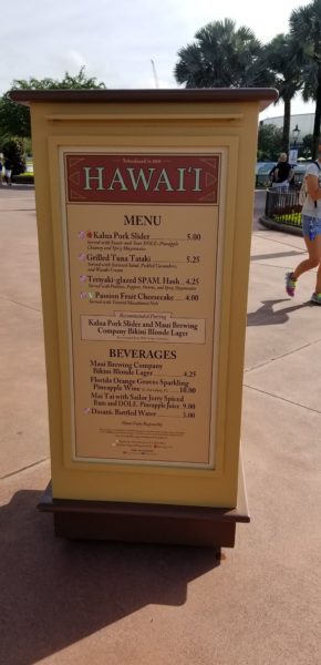 Hawaii Food Booth