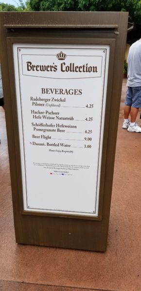 Brewer's Collection Food Booth