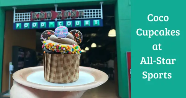 Delicious Coco Inspired Cupcakes Found At All Star Sports Resort