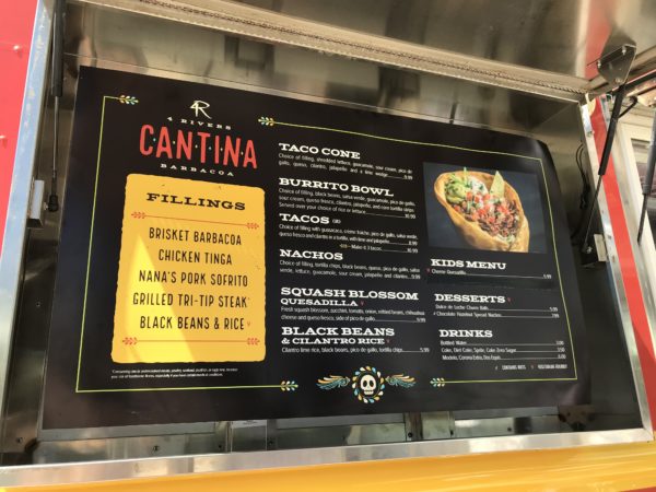 Review: Sneak Preview of 4Rivers Cantina Barbacoa Food Truck - Disney Springs