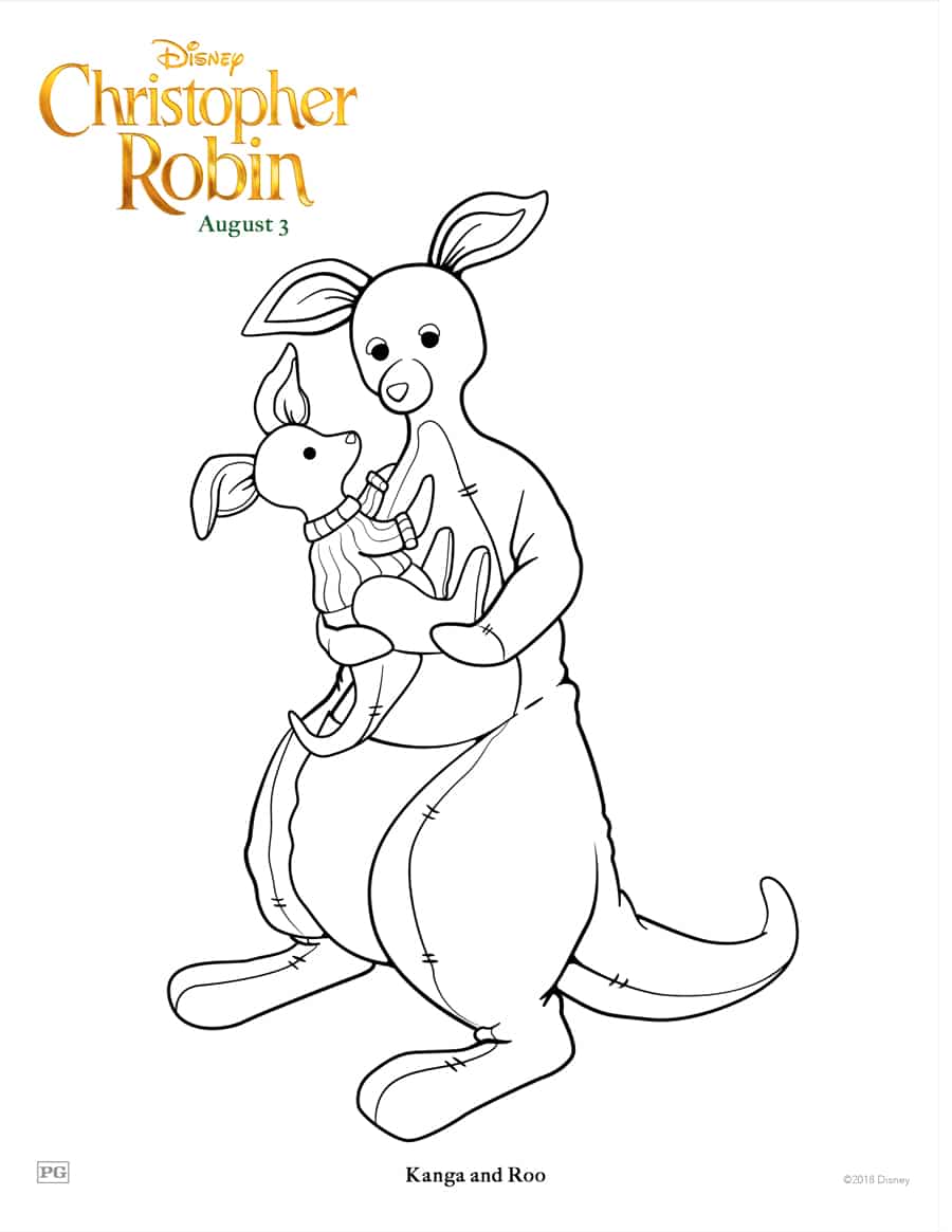 roo coloring pages