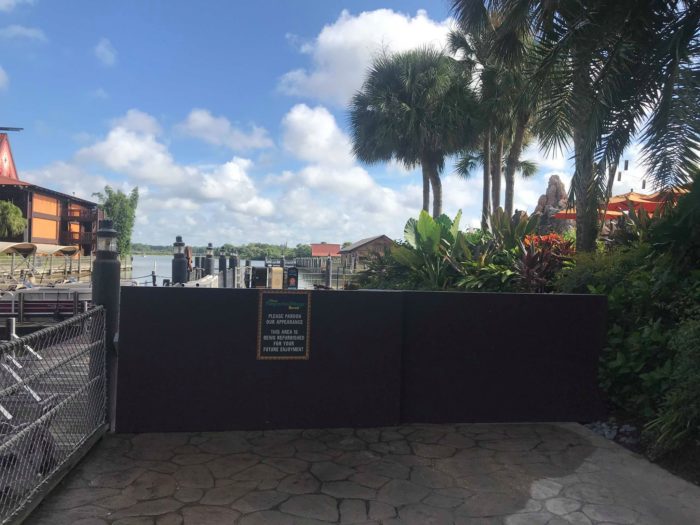 Construction Underway on the Grounds at Disney's Polynesian Village Resort