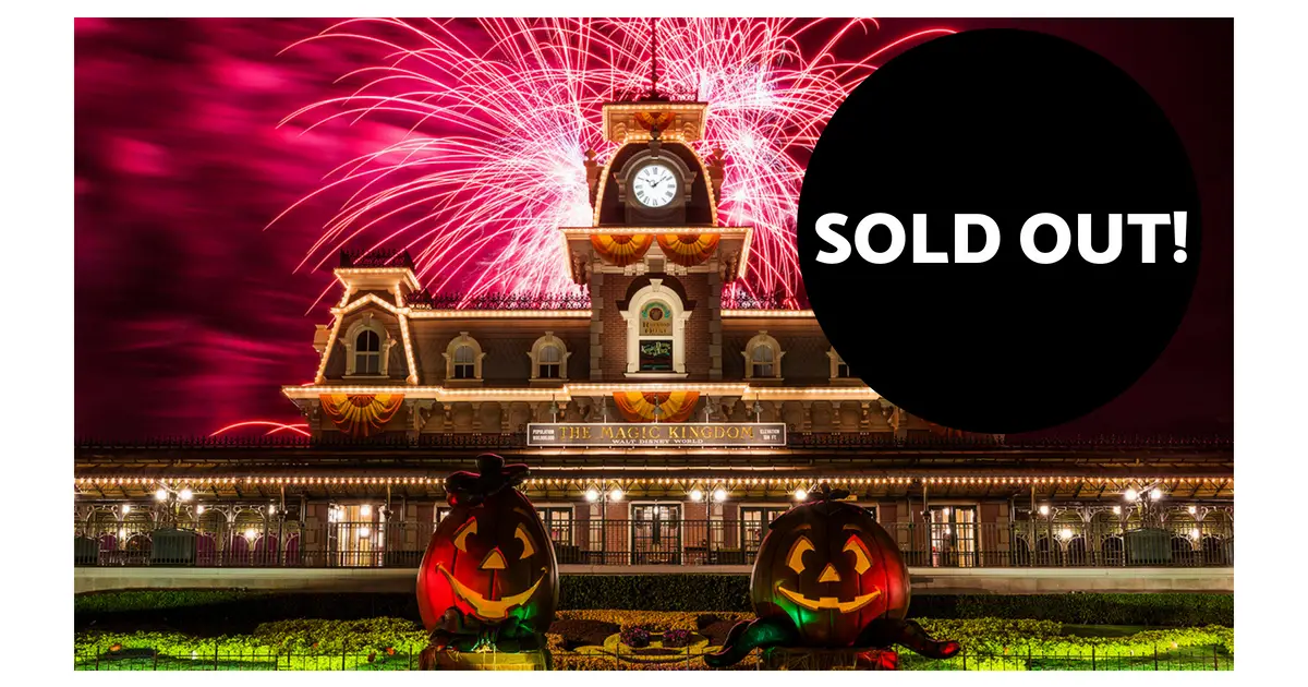 The First Mickey’s Not-So-Scary Halloween Party is Officially Sold Out!