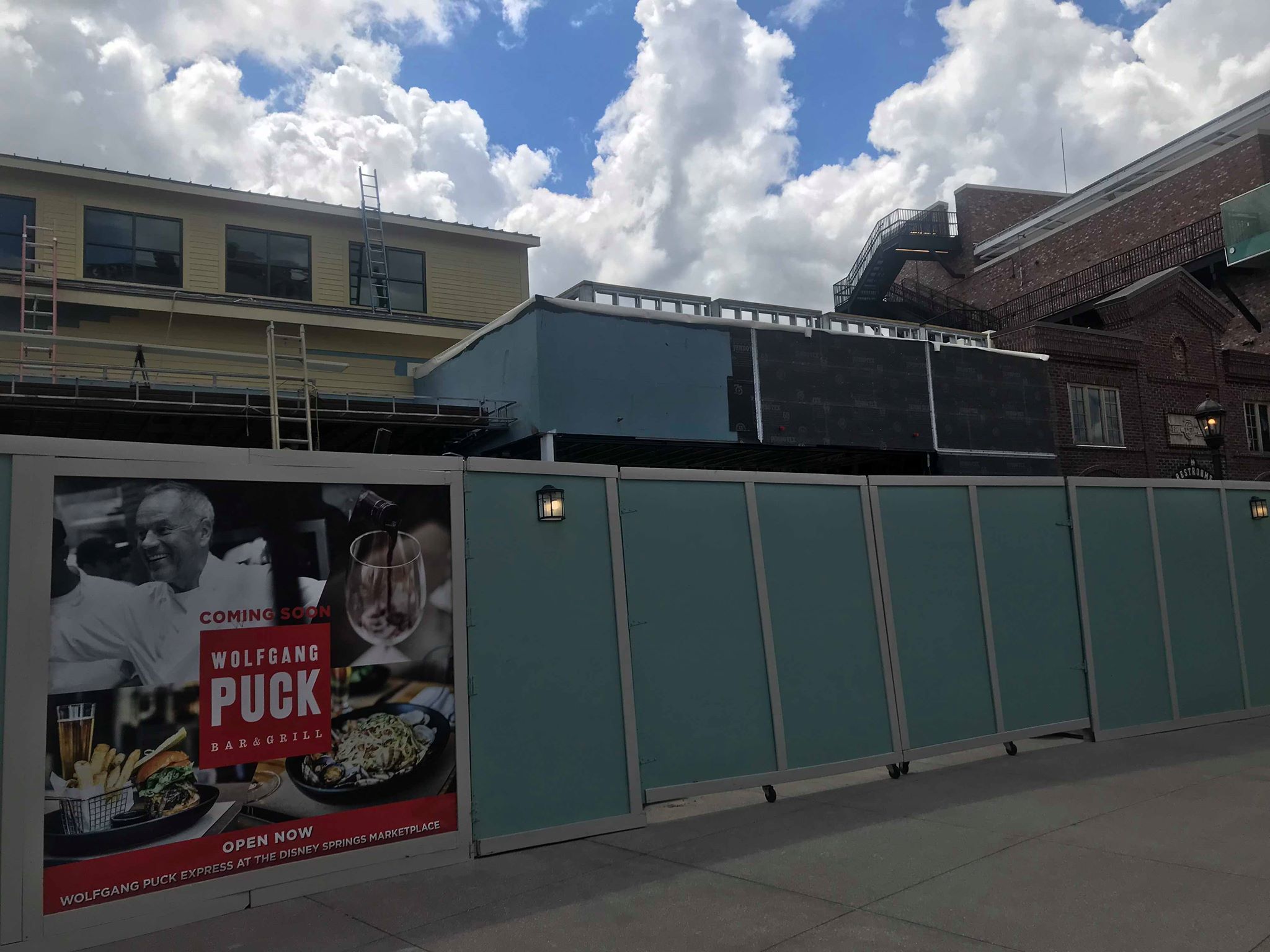 Construction Update for Wolfgang Puck Bar & Grill Coming to Disney Springs