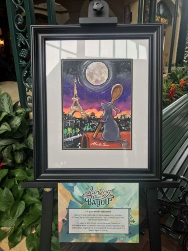 Ratatouille Inspired “Painting On De Bayou” Painting Classes Offered At Port Orleans