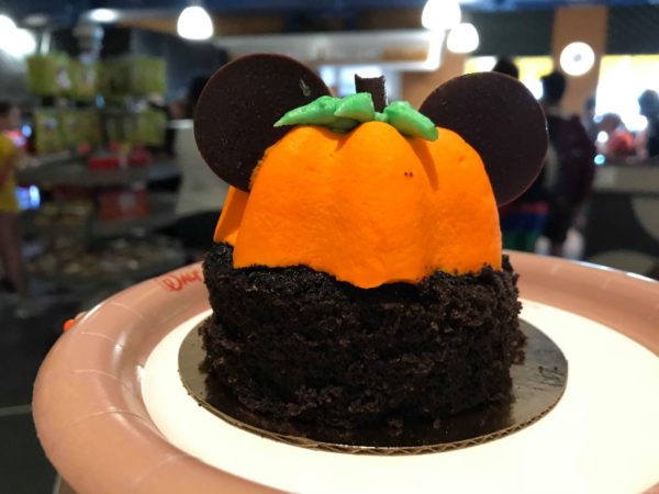 Chocolate Mickey Pumpkin Patch Cake