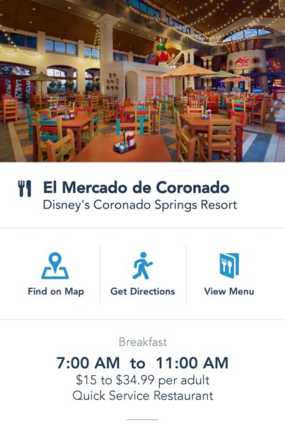 Coronado Springs Resort Quick Service Restaurant's Name Change