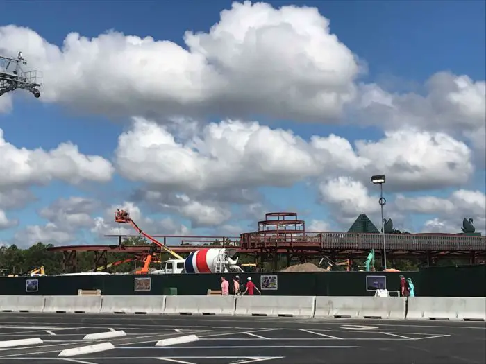 Construction Update in Photos: Hollywood Studios Bus Depot