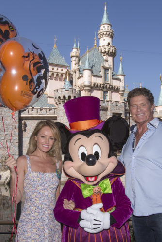 David Hasselhoff Celebrates Wife's Birthday At Disneyland