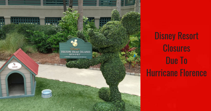 In Preparation for Hurricane Florence Disney's Hilton Head Island Resort Closes 