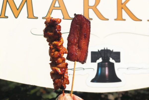 Candied Chicken and Bacon Skewers at Magic Kingdom