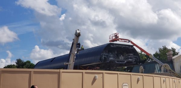 Update On Disney Skyliner Construction At Epcot's International Gateway
