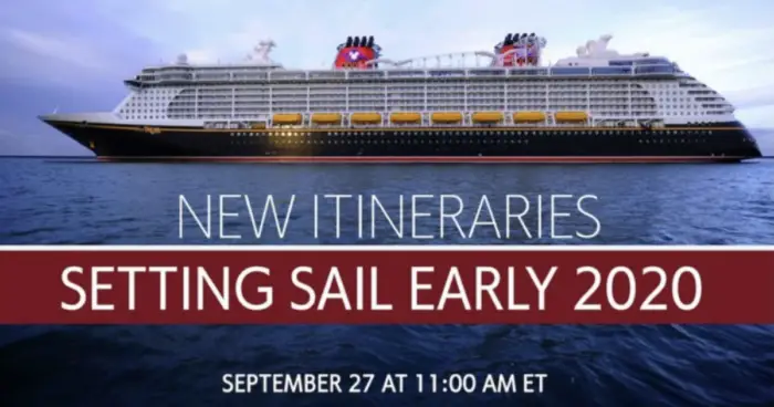 Watch it LIVE! Disney Cruise Line Unveils New 2020 Cruises