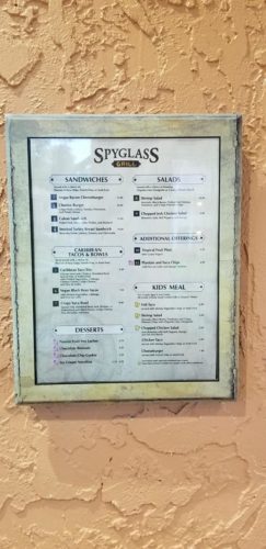 Spyglass Grill Now Open at Disney's Caribbean Beach Resort