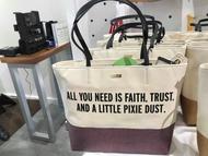 KATE SPADE/DISNEY Collection, QUOTE-CANVAS TOTE HANDBAG ~This Bag Features  A Touch Of Chic Color Blocking Minimalistic Style. for Sale in Yucaipa, CA  - OfferUp