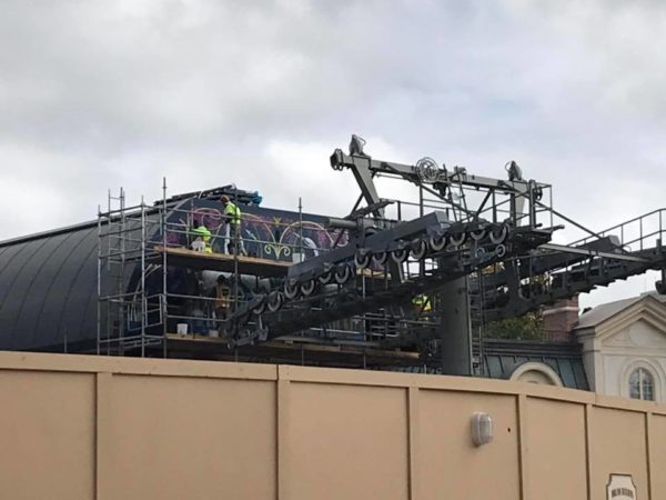 Take a Look - Epcot Skyliner Update - Artwork Being Added