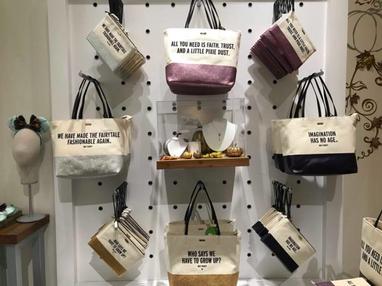 KATE SPADE/DISNEY Collection, QUOTE-CANVAS TOTE HANDBAG ~This Bag Features  A Touch Of Chic Color Blocking Minimalistic Style. for Sale in Yucaipa, CA  - OfferUp