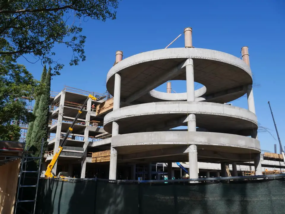 New Disneyland Parking Structure – Construction Update