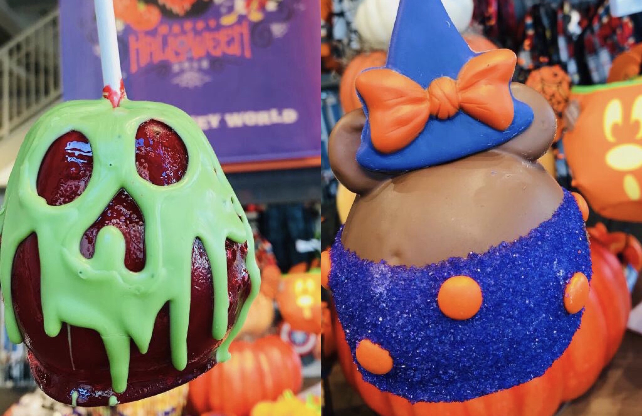 It’s time for the Disney specialty Halloween apples at Goofy’s Candy Co. at Disney Springs!
