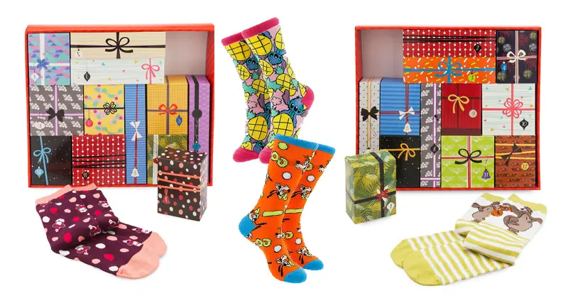Disney Socks Advent Calendars For Women AND Men At shopDisney | Chip ...