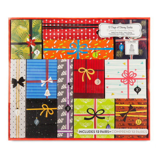 Disney Socks Advent Calendars For Women AND Men At shopDisney Chip