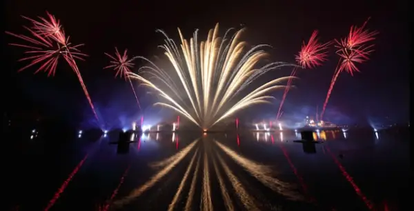 Magical Fireworks and Bonfire at Disneyland Paris