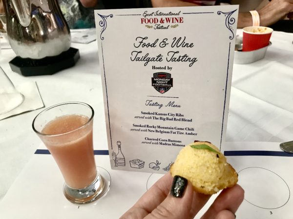 Epcot Food & Wine Tailgate Tasting - Review