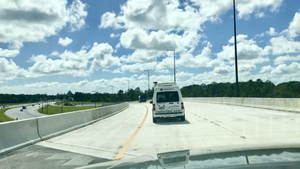 Southbound World Drive Overpass Opens