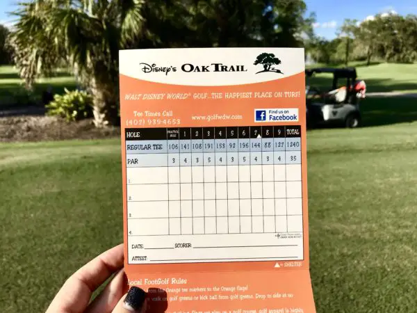 Footgolf Family Fun at Disney's Oak Trail Golf Course