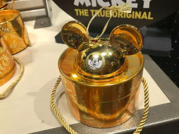 Mickey Mouse Club Gold Ornament