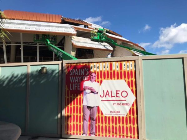 Jaleo at Disney Springs Construction Update 