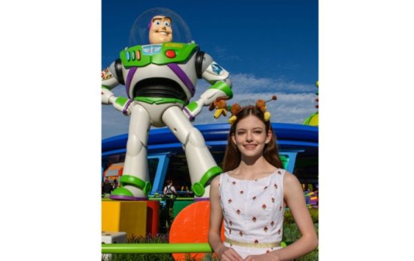 Actress Mackenzie Foy Visits Disney World