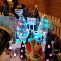 Beautiful Christmas Village now on Display at Disney's Yacht Club Resort