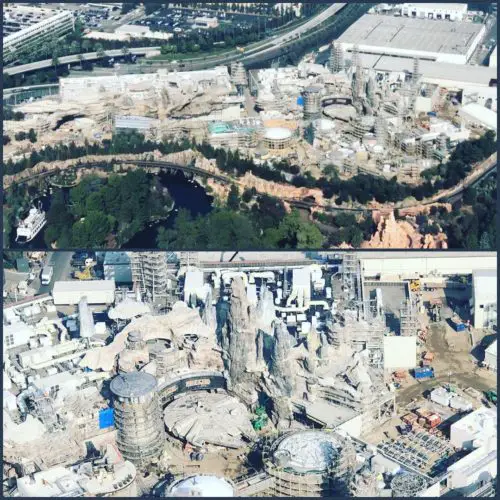 Disneyland Galaxy's Edge Progress
