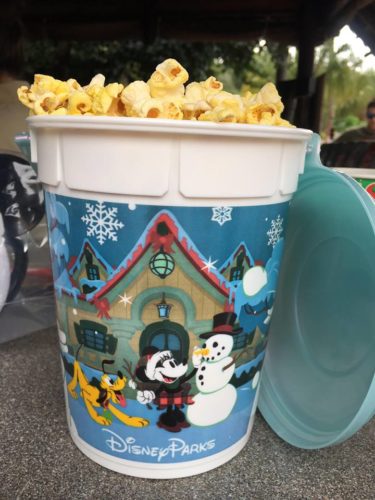 Holiday Souvenir Popcorn Buckets At The Disney Parks