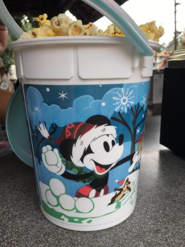 Holiday Souvenir Popcorn Buckets At The Disney Parks