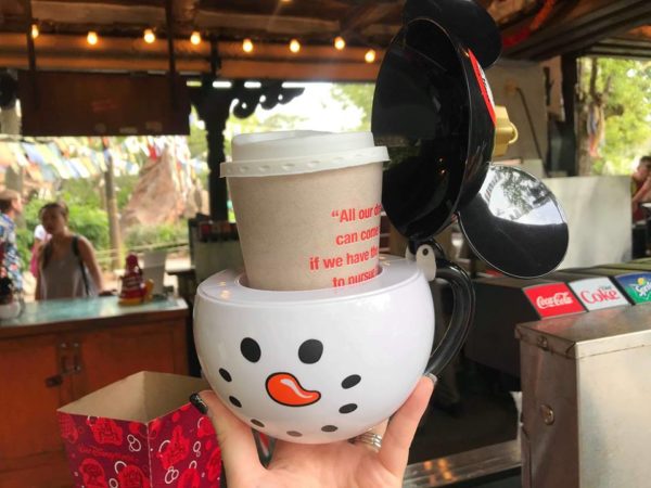Snowman Mickey Holiday Ornament Stein Has Been Spotted