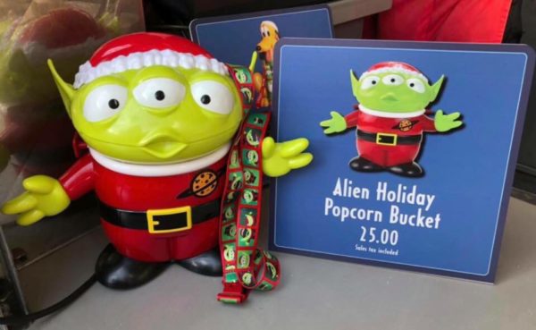 Alien Holiday Popcorn Buckets At Hollywood Studios