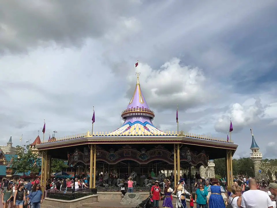 Magic Kingdom Carousel No Longer Under Refurbishment
