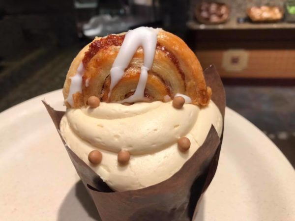 Cinnamon Roll Cupcake at Roaring Fork 