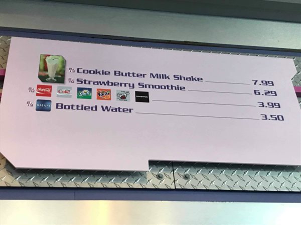 Cookie Butter Milkshake at Magic Kingdom