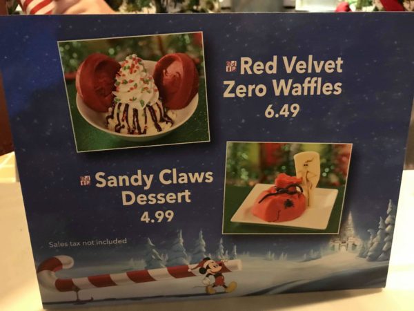 New Sandy Claws Dessert at Sleepy Hollow Refreshments