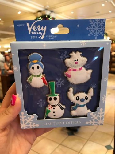 Specialty Holiday Disney Pins For Mickey's Very Merry Christmas Party