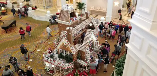 The Gingerbread House at the Grand Floridian is Complete