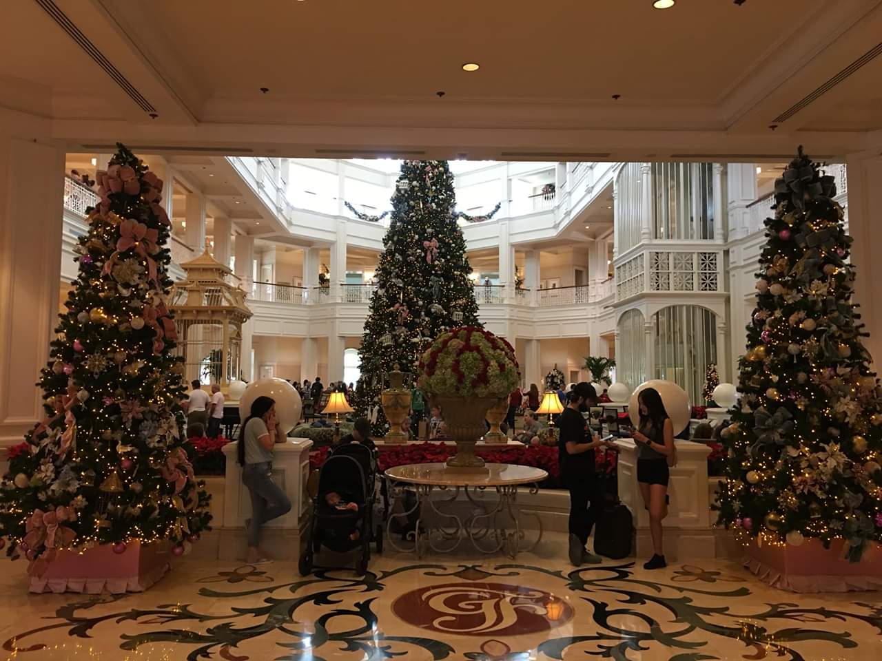 The Grand Floridian is All Decorated for Christmas