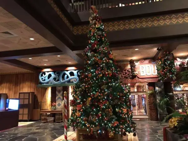 Behold the Wonder of the Holidays at the Polynesian Resort