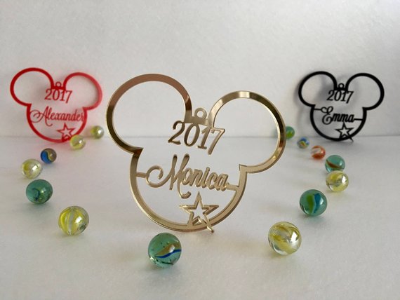 Mickey Personalized Ornaments